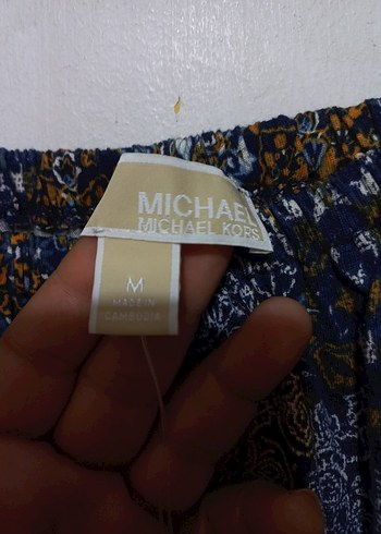 Uzun Kollu, Kemerli Bohem Desenli Bluz - Görsel 4