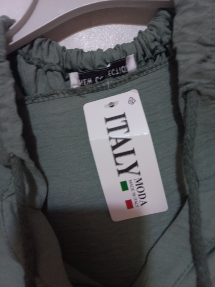 haki Kapüşonlu Nakışlı Kadın Sweatshirt - Görsel 2