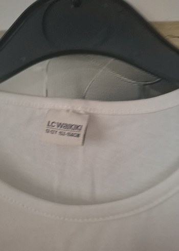 Kız Çocuk Beyaz Uzun Kollu Baskılı Tişört - Görsel 4