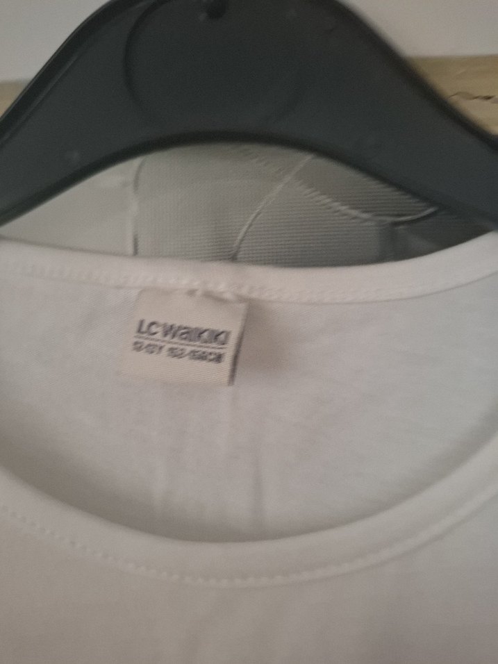 Kız Çocuk Beyaz Uzun Kollu Baskılı Tişört - Görsel 4