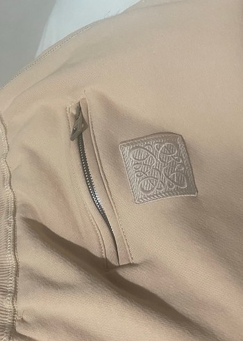 Bej Erkek Fermuarlı Rahat Kesim Eşofman - Görsel 3