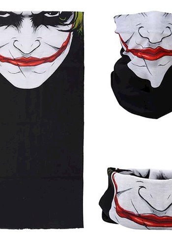 Siyah Baskılı Erkek Biker Bere - Görsel 8