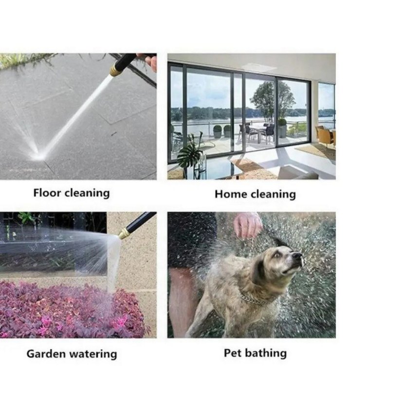 Yüksek Basınçlı Ayarlanabilir Bhçe Sulama ve Araba Yıkama Tbncsı - Görsel 4
