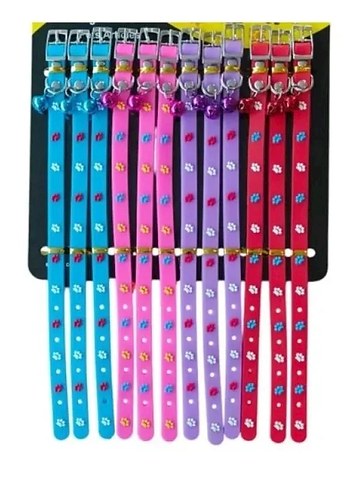 Renkli Pati Desenli Kedi Tasması - Görsel 6