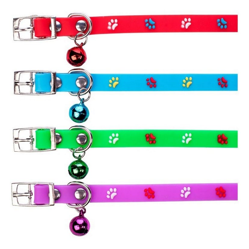 Renkli Pati Desenli Kedi Tasması - Görsel 3