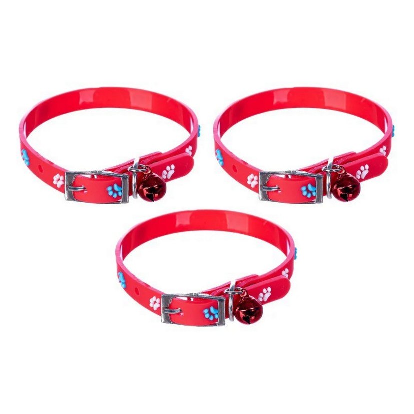 Renkli Pati Desenli Kedi Tasması - Görsel 2