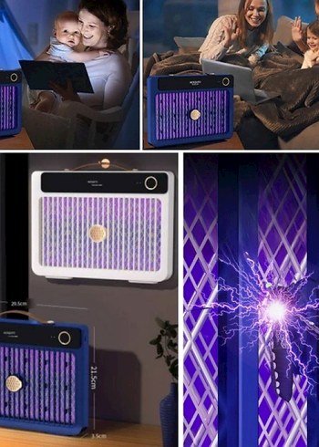 ŞARJ EDLBİLİR KABLOSUZ YÜKSEK GÇLÜ ELEKTRİKLİ SİVRSİNEK ÖLDÜRÜCÜ - Görsel 2