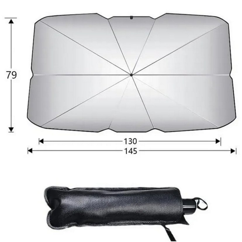 Araba Ön Cam Güneşlik Şemsiye - Görsel 5