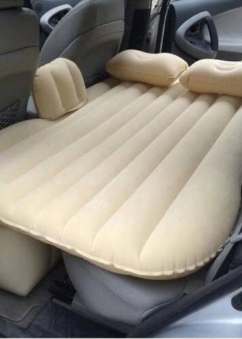 Gri Şişme Araba Yatak ve Yastık Seti - Görsel 2