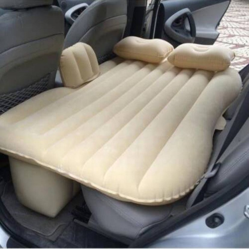 Gri Şişme Araba Yatak ve Yastık Seti - Görsel 2