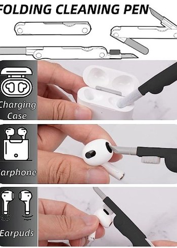 Pembe Klavye Temizleme Seti - Görsel 3