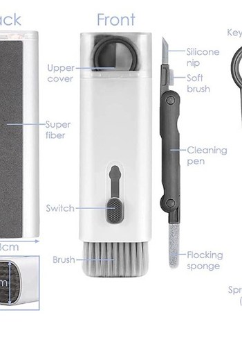 Pembe Klavye Temizleme Seti - Görsel 2