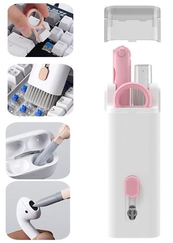 Pembe Klavye Temizleme Seti - Görsel 4