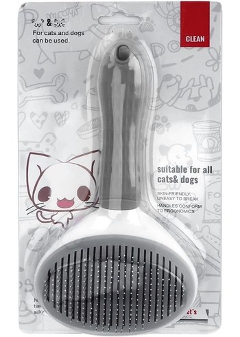 Tüy Toplayıcı Kendi Kendini Temizleyen Evcil Hayvan Tarağı - Görsel 5