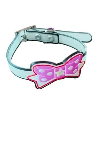 Kurdeleli zilli silikon kedi tasmasi - Görsel 2