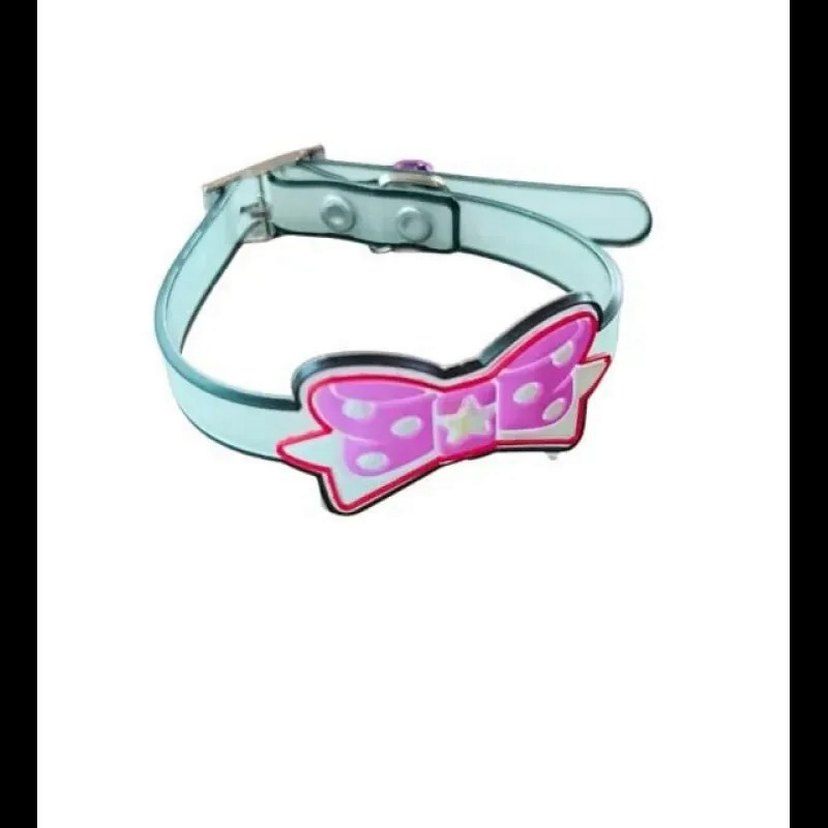 Kurdeleli zilli silikon kedi tasmasi - Görsel 2