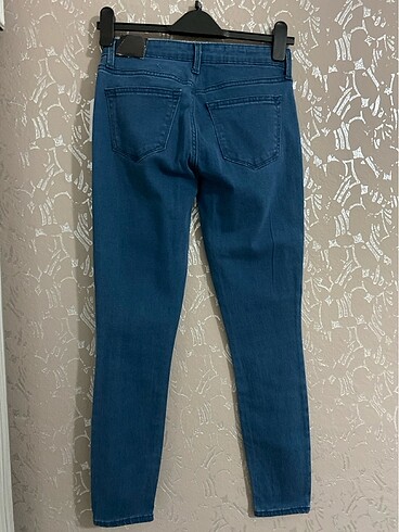 xs Beden lacivert Renk Vintage model kot pantolon