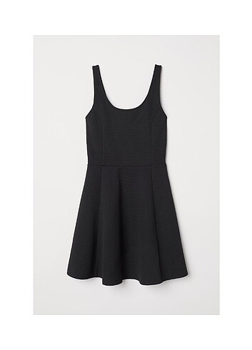 H&M mini siyah elbise