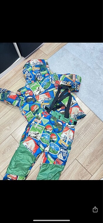 10 Yaş Beden çeşitli Renk B&G kayak takımı