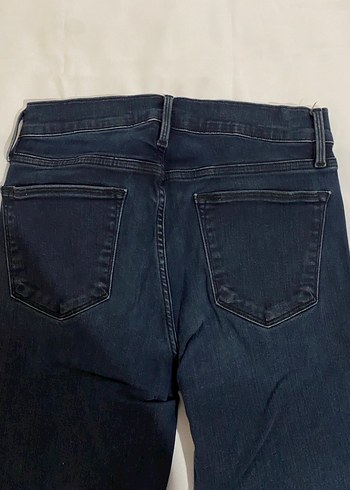 m Beden Lacivert Kadın Frame Denim Pantolon