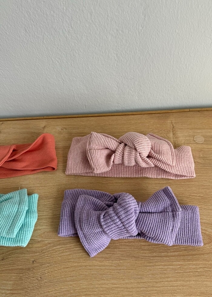 Bebek bandana seti saç bandı - Görsel 3