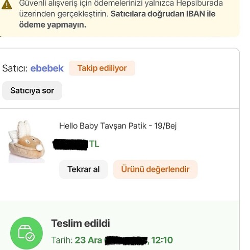 3 adet  bebek panduf - Görsel 7