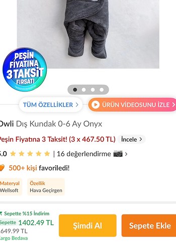 Owli marka dış kundak peluş battaniye - Görsel 8