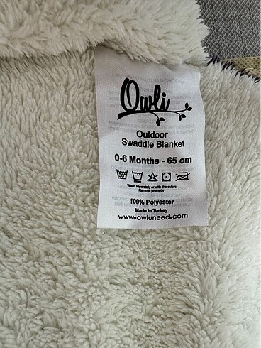Owli marka dış kundak peluş battaniye - Görsel 5