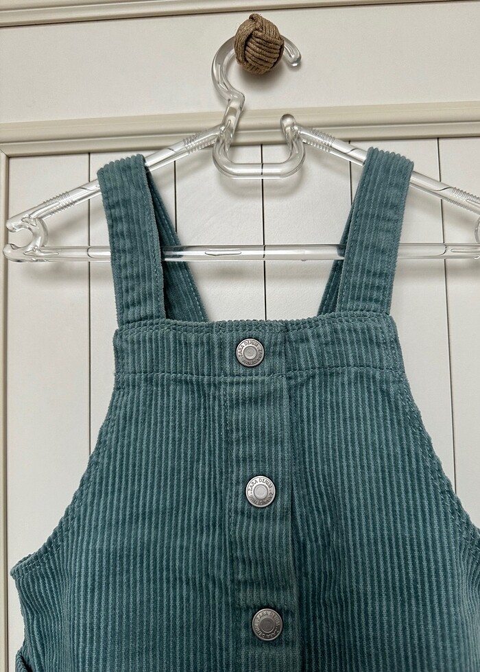 Zara denim kadife elbise - Görsel 5