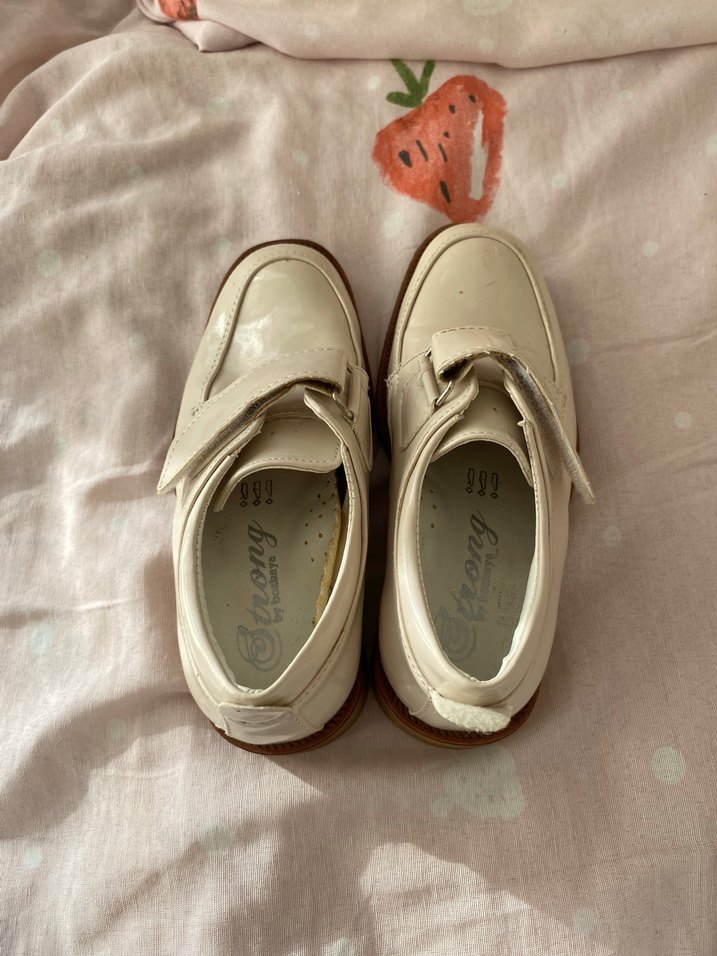 Erkek çocuk krem rengi rugan ayakkabı - Görsel 2