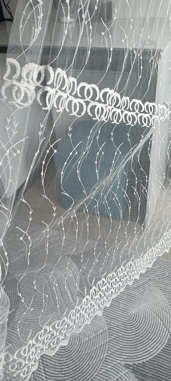 Beyaz Tül Perde - Görsel 2