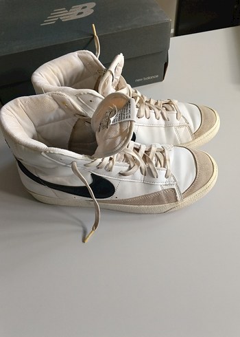 Beyaz Bağcıklı Spor Tarzı Erkek Sneakers - Görsel 6