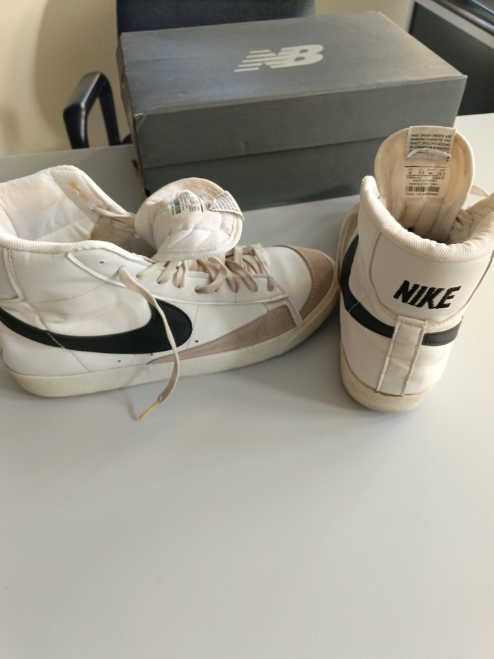 Beyaz Bağcıklı Spor Tarzı Erkek Sneakers - Görsel 4