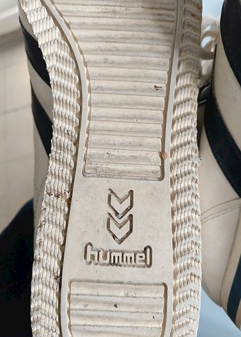 Hummel Beyaz Erkek Spor Ayakkabısı Siyah Çizgili - Görsel 8