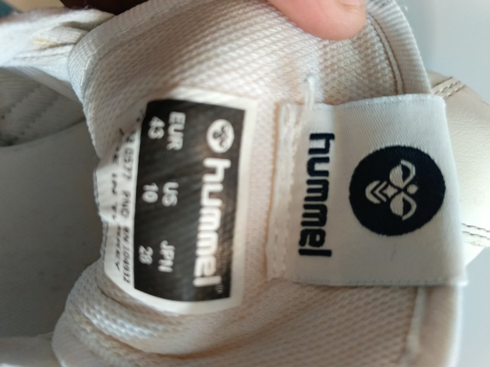 Hummel Beyaz Erkek Spor Ayakkabısı Siyah Çizgili - Görsel 3