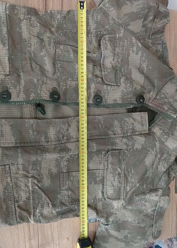 Erkek Kamuflaj Desenli Gri Yağmurluk - Görsel 6