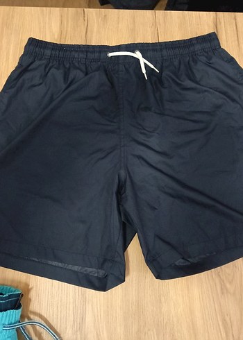 Erkek Lacivert ve Mavi Spor Şortlar - Görsel 5