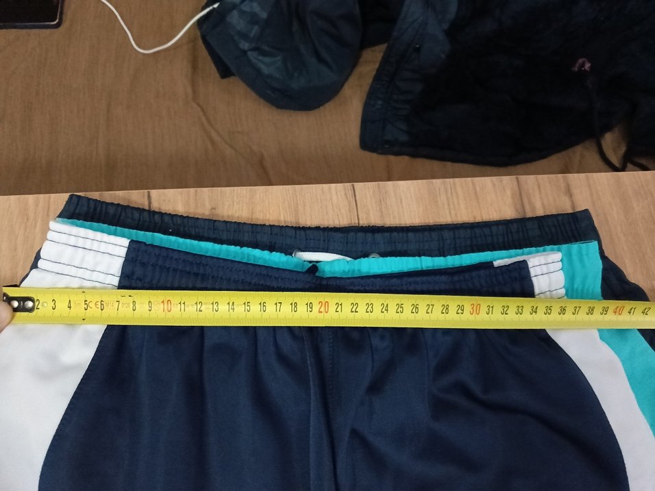 Erkek Lacivert ve Mavi Spor Şortlar - Görsel 2