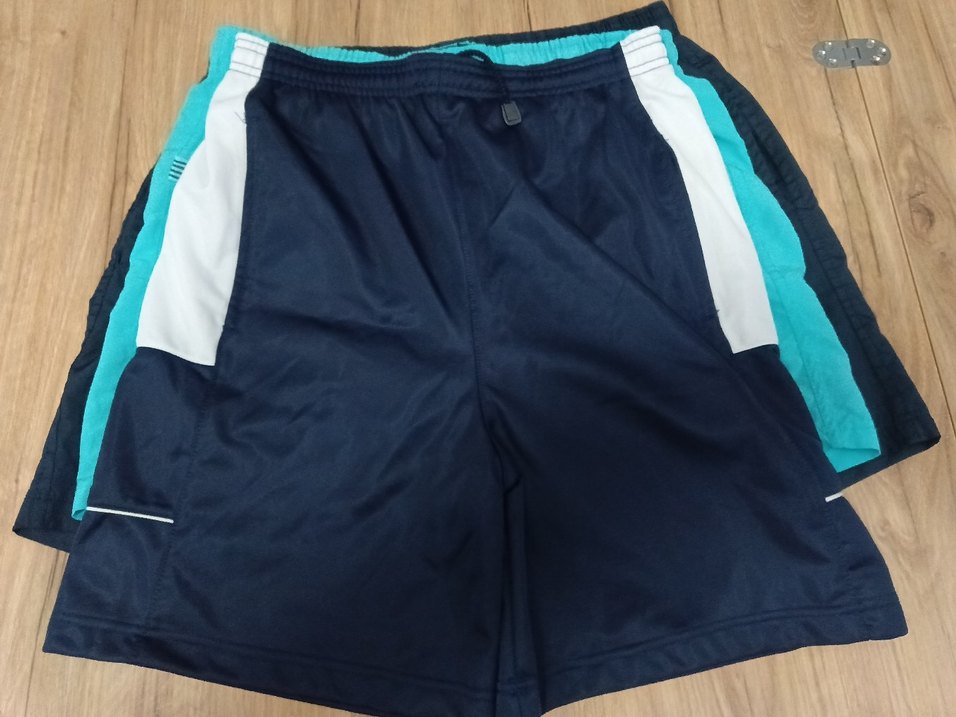 Erkek Lacivert ve Mavi Spor Şortlar - Görsel 3