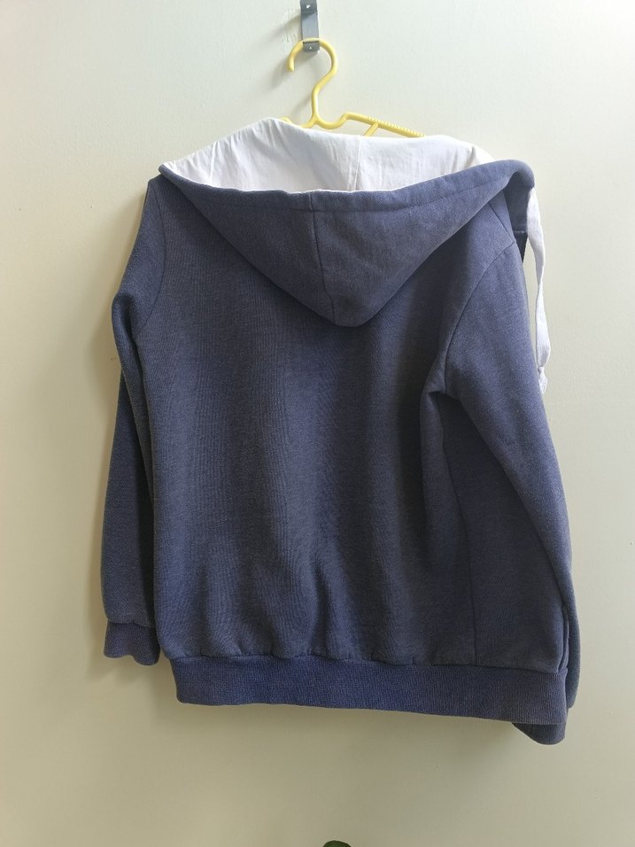 Gri Fermuarlı Erkek Sweatshirt Ceket - Görsel 2