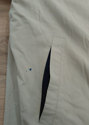 Düğmeli Bej Kısa Kollu Erkek Ceket Mont - Görsel 3