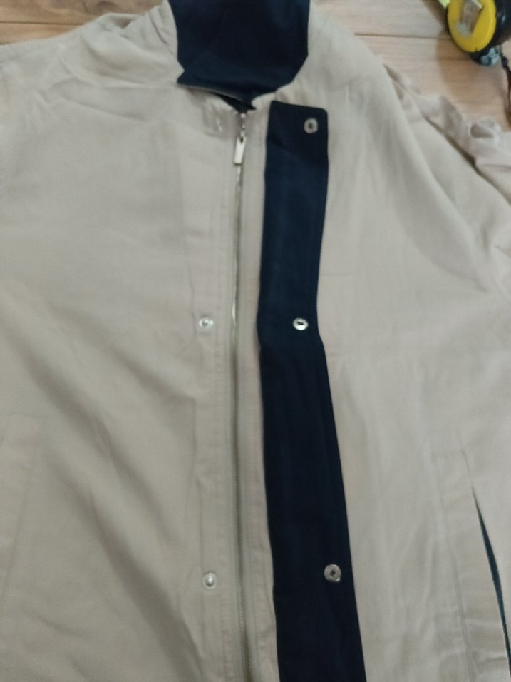 Düğmeli Bej Kısa Kollu Erkek Ceket Mont - Görsel 2