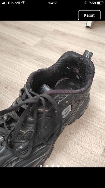 37 Beden siyah Renk skechers sneaker spor ayakkabı
