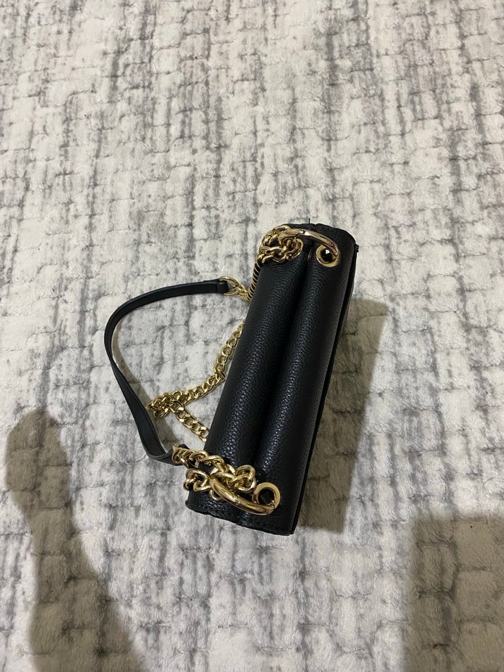 Zincir Detaylı Deri Kadın Çanta - Görsel 4