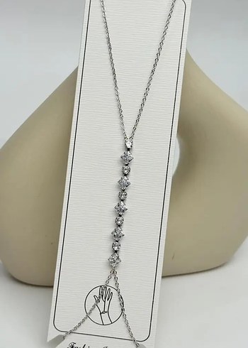 Zincir Detaylı Altın Renkli Kadın El Zinciri - Görsel 8