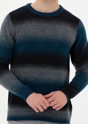 U.S Polo Erkek Yün Kazak - Görsel 2