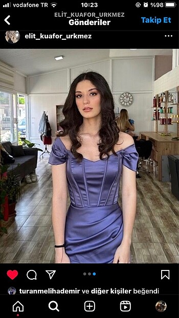MOR KORSELİ ELBİSE