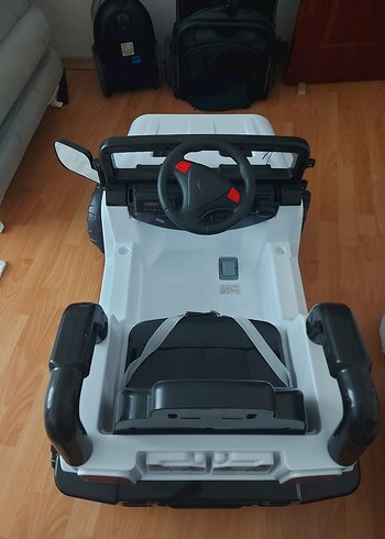 Beden beyaz Renk Beyaz ve Gri Elektrikli Çocuk Araba