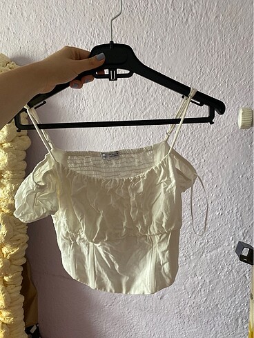 Bershka korse görünümlü crop