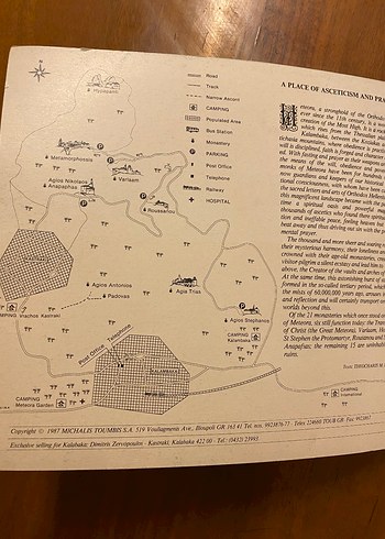 1987 Basım Meteora Kitabı - Görsel 3